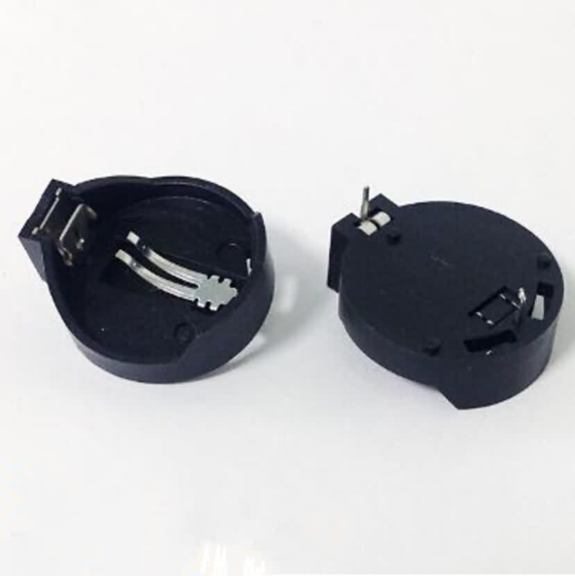 Single Compartment CR2032 Button Battery Holder with Switch